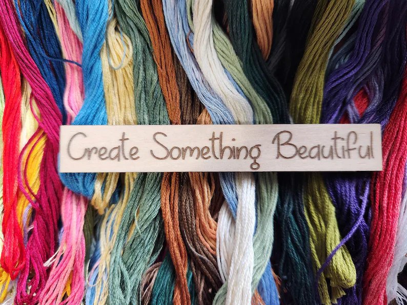 Create Something Beautiful - Line Keeper, zoomed in. Select this picture to zoom back out.