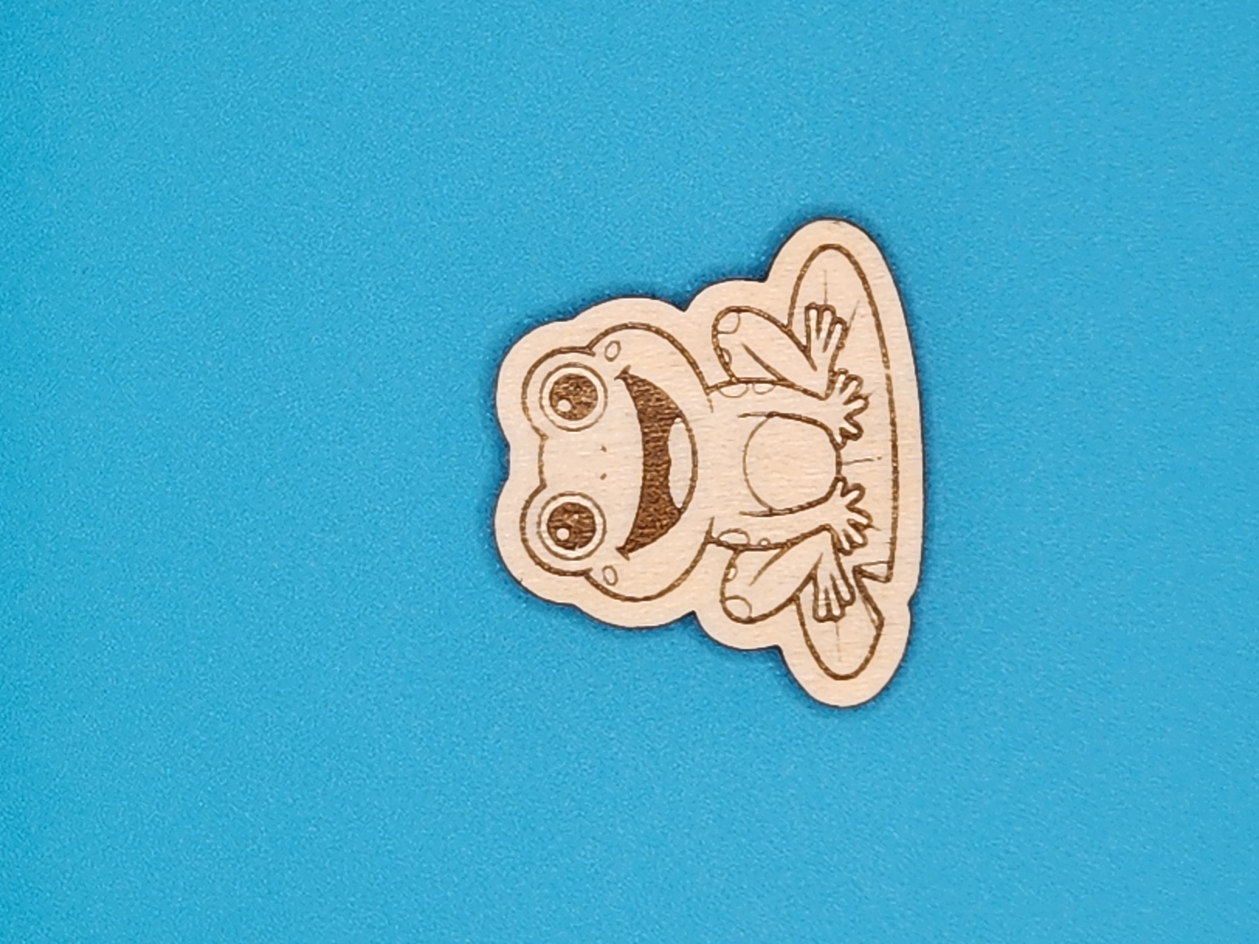 Frog - Magnetic Needle Minder, zoomed in. Select this picture to zoom back out.