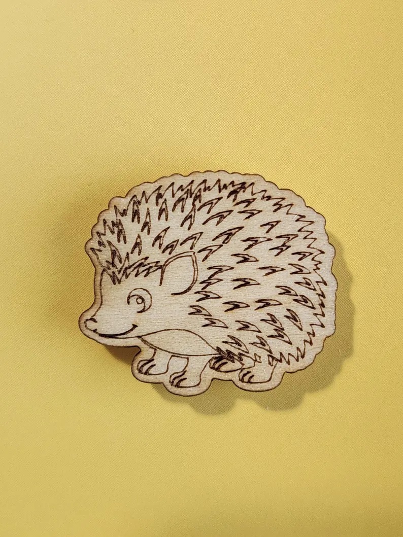 Hedgehog - Magnetic Needle Minder, zoomed in. Select this picture to zoom back out.