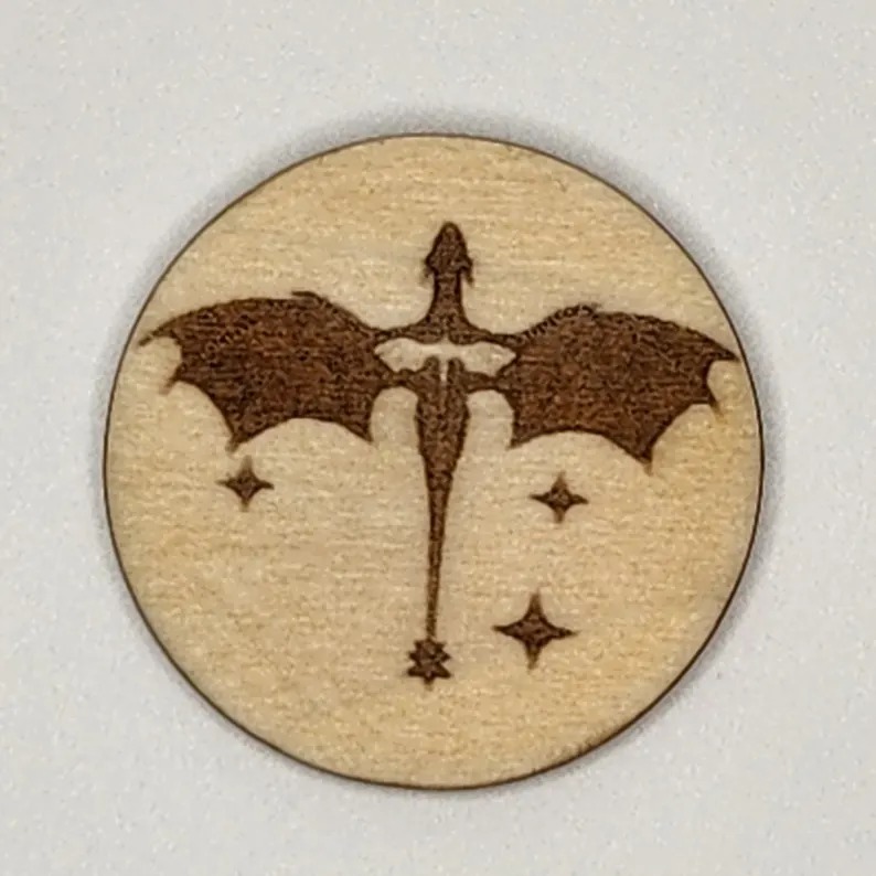 Dragon - Magnetic Needle Minder, zoomed in. Select this picture to zoom back out.