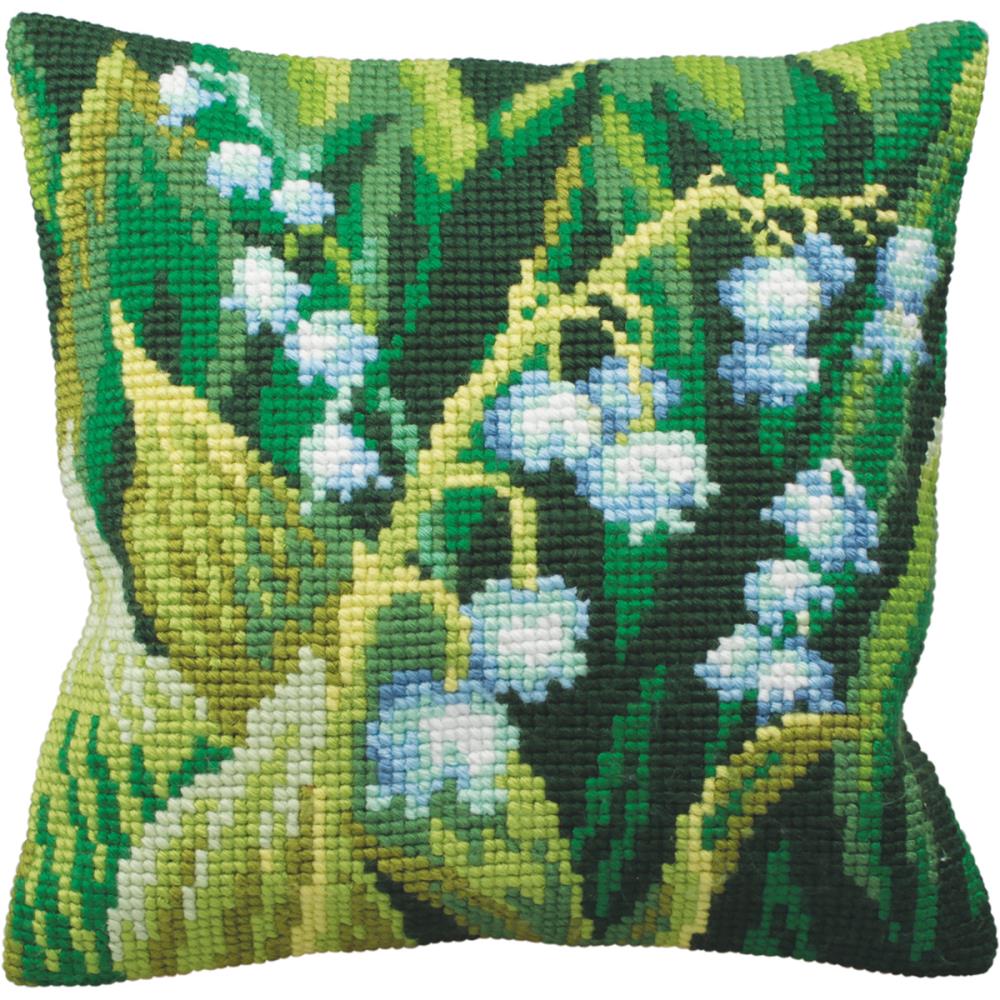 Muguet Gauche (Lily of the Valley 1) - Stamped Needlepoint