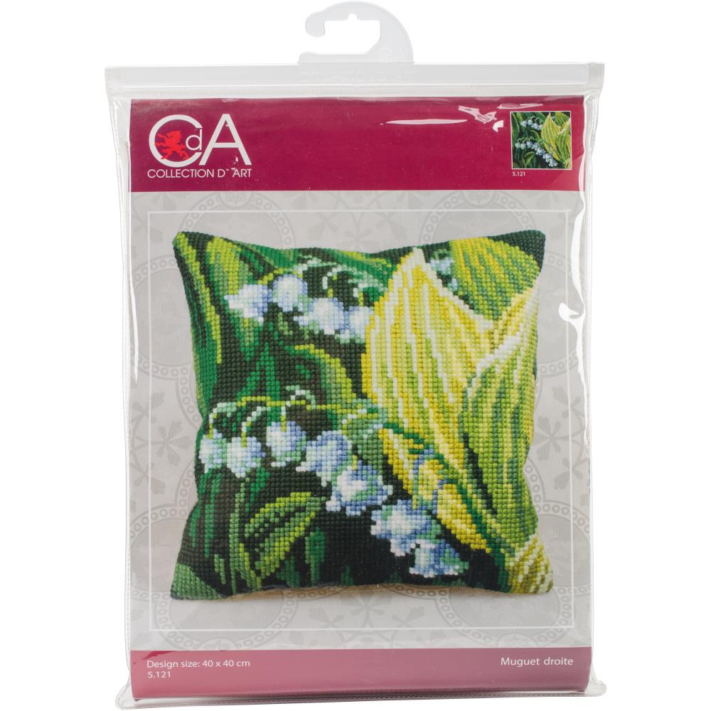 Muguet Droite (Lily of the Valley 2) - Stamped Needlepoint