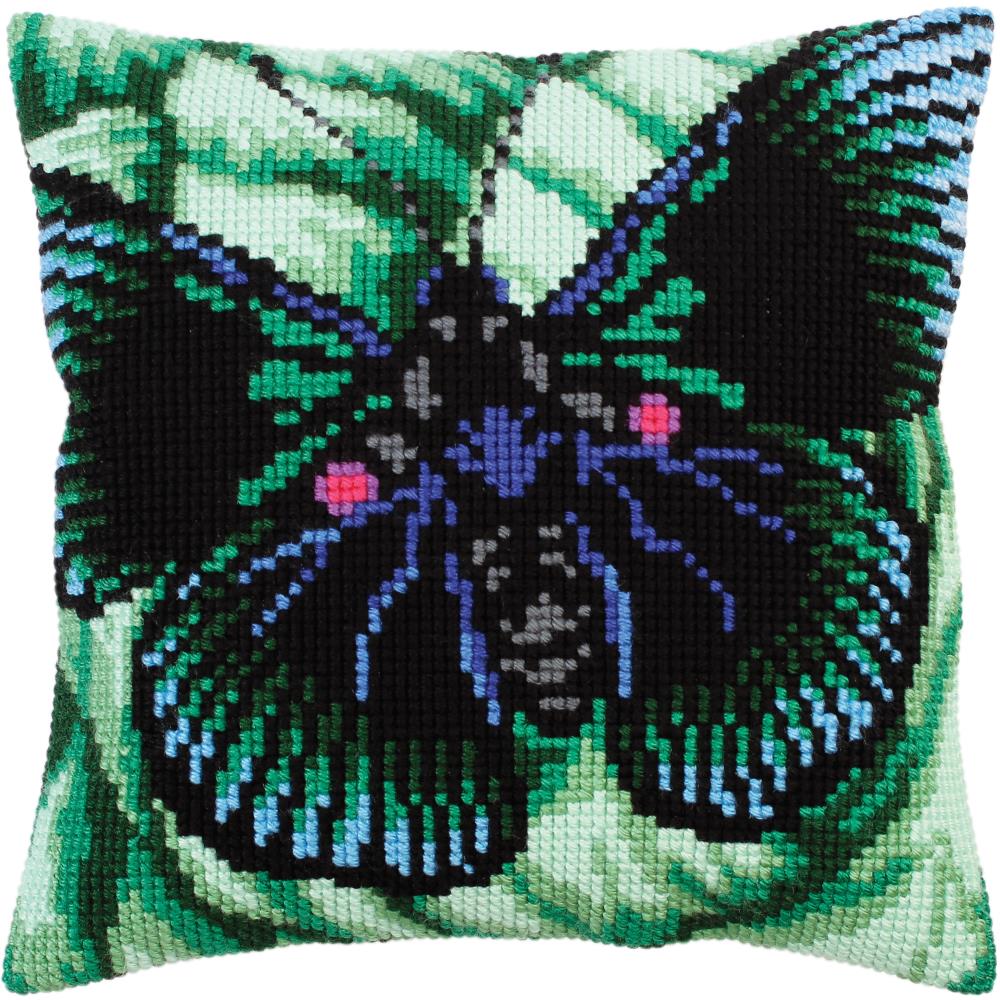 Graphic Butterfly 4 - Stamped Needlepoint Cushion Kit