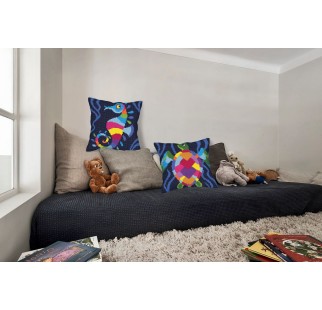 Sea Mosaic 1 - Stamped Needlepoint Cushion Kit
