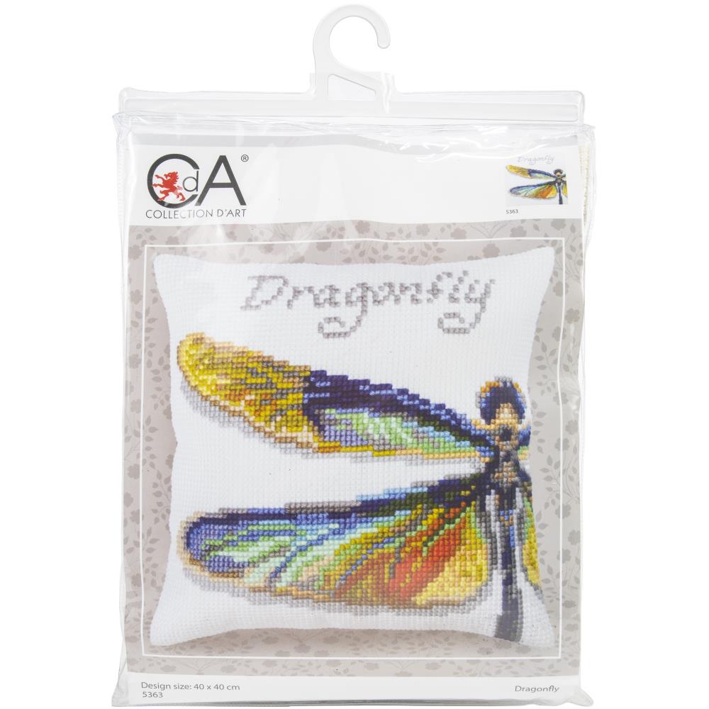 Dragonfly - Stamped Needlepoint Cushion Kit