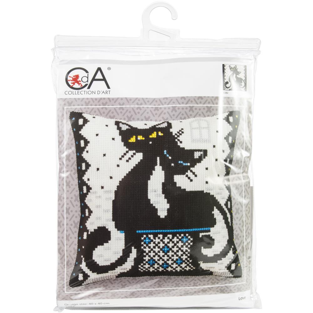 Love - Stamped Needlepoint Cushion Kit