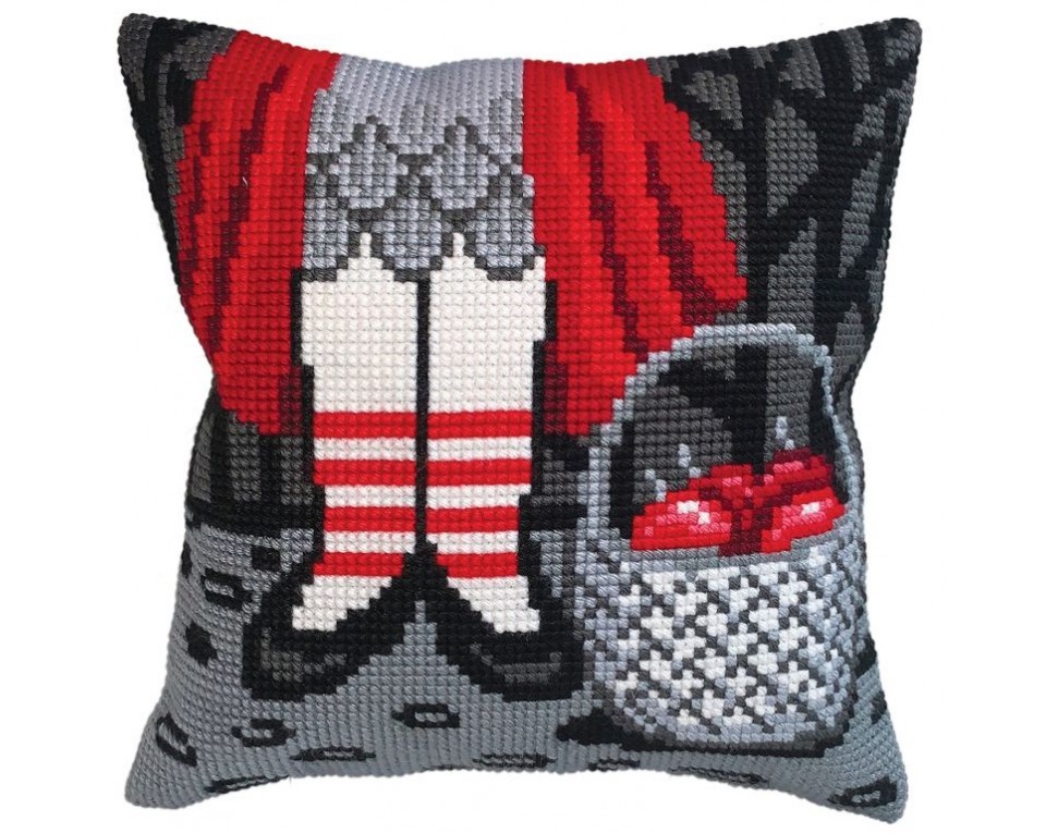 Sweets - Stamped Needlepoint Cushion