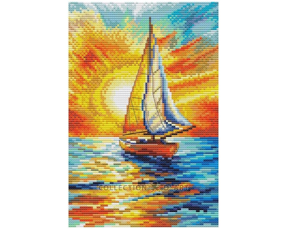 Sails in the Sunlight - Cross Stitch Kit