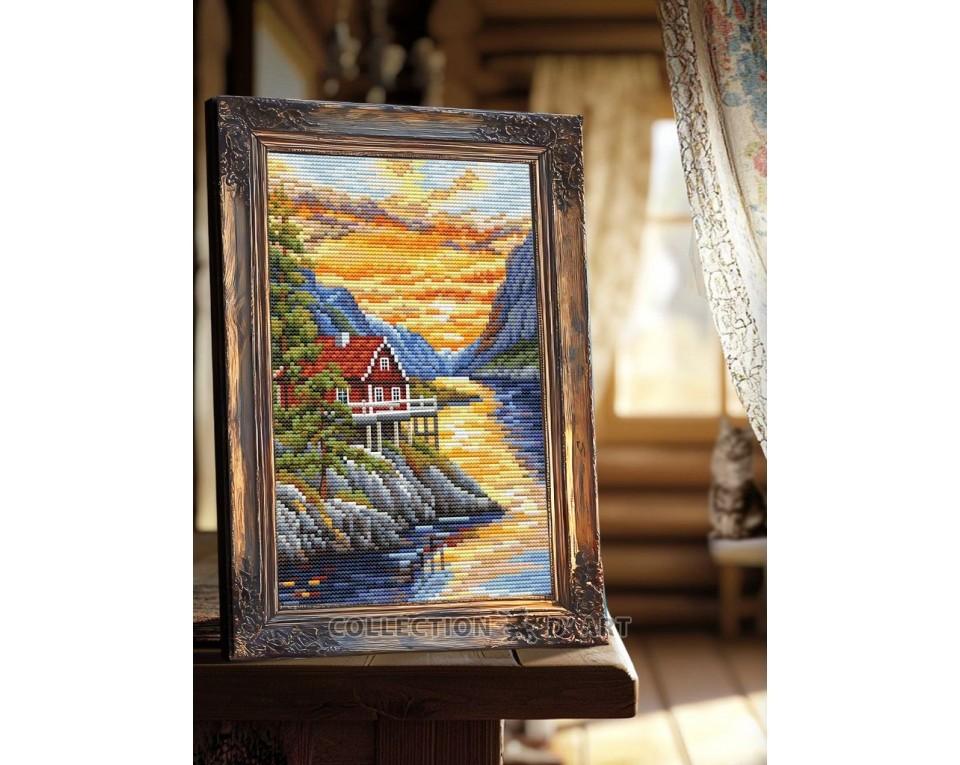 Lakeside Cottage - Cross Stitch Kit