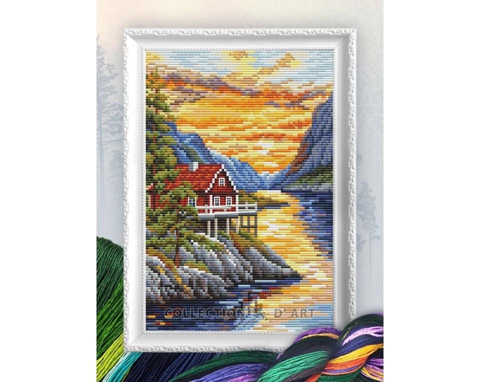 Lakeside Cottage - Cross Stitch Kit