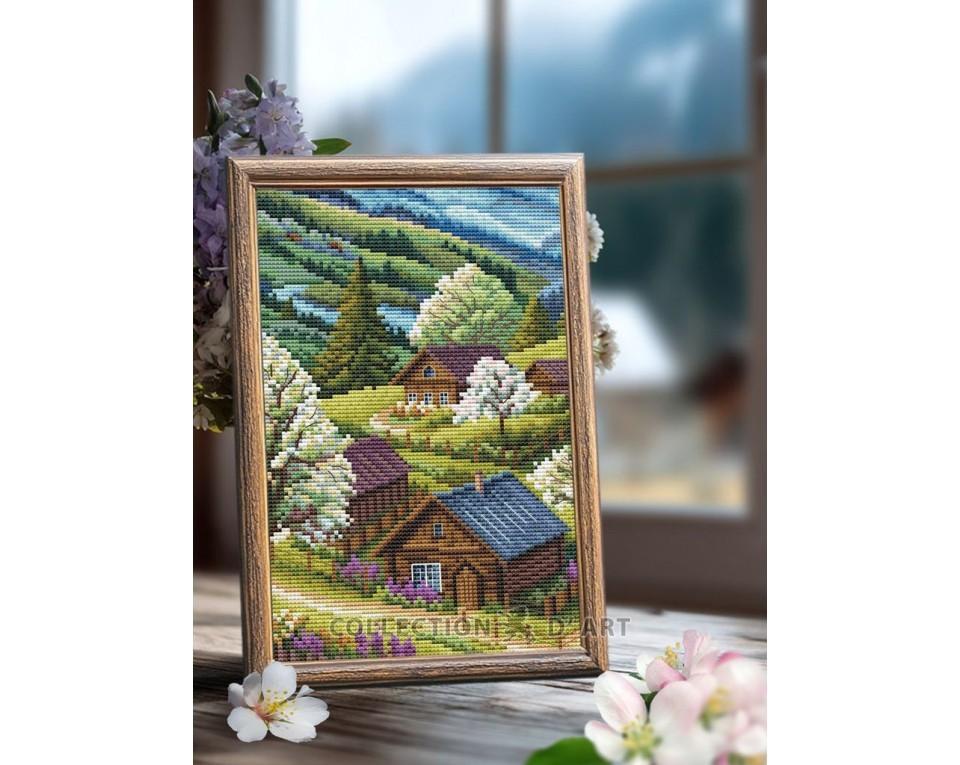 Springtime in Highlands - Cross Stitch Kit