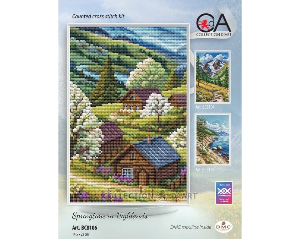 Springtime in Highlands - Cross Stitch Kit