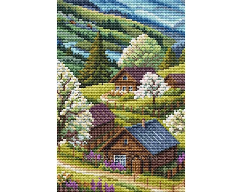 Springtime in Highlands - Cross Stitch Kit