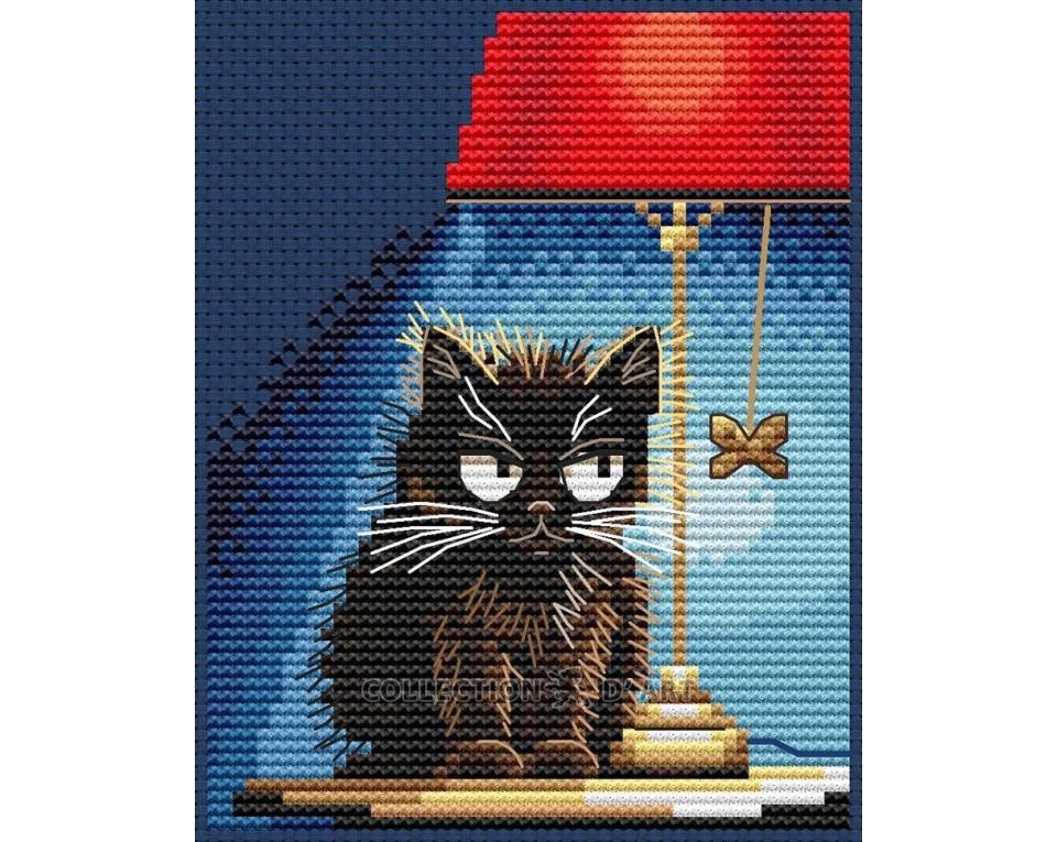 Why Am I Black (Cat)? #2 - Cross Stitch Kit