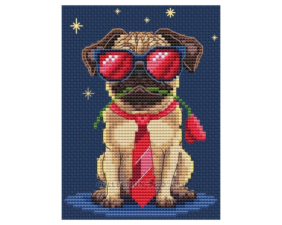 Friendly Woof! #1 - Cross Stitch Kit