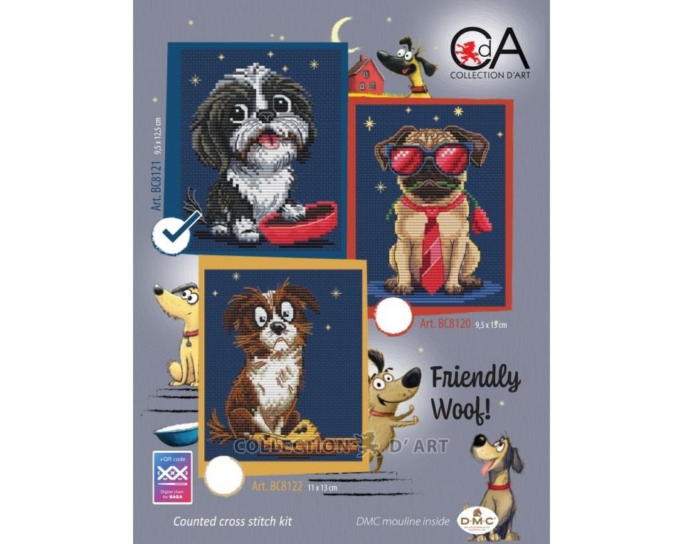 Friendly Woof! #2 - Cross Stitch Kit