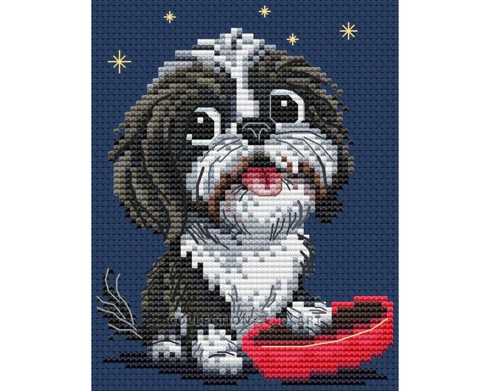 Friendly Woof! #2 - Cross Stitch Kit
