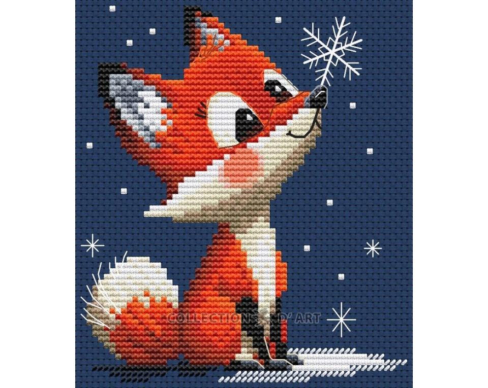 Delicate Snowlight #1 - Cross Stitch Kit