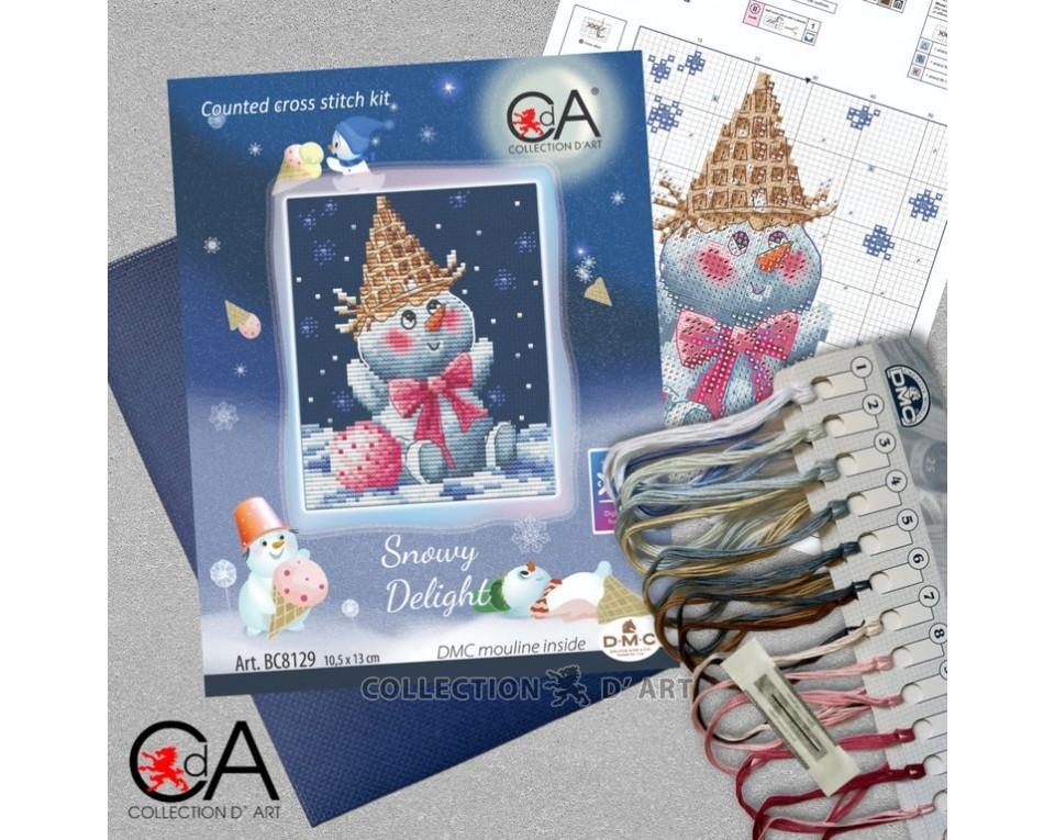 Snowy Delight - Christmas Cross Stitch Kit