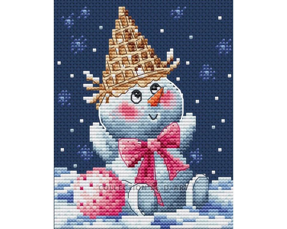 Snowy Delight - Christmas Cross Stitch Kit