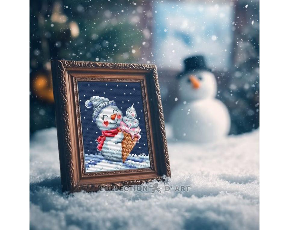 Snowy Treat - Christmas Cross Stitch Kit