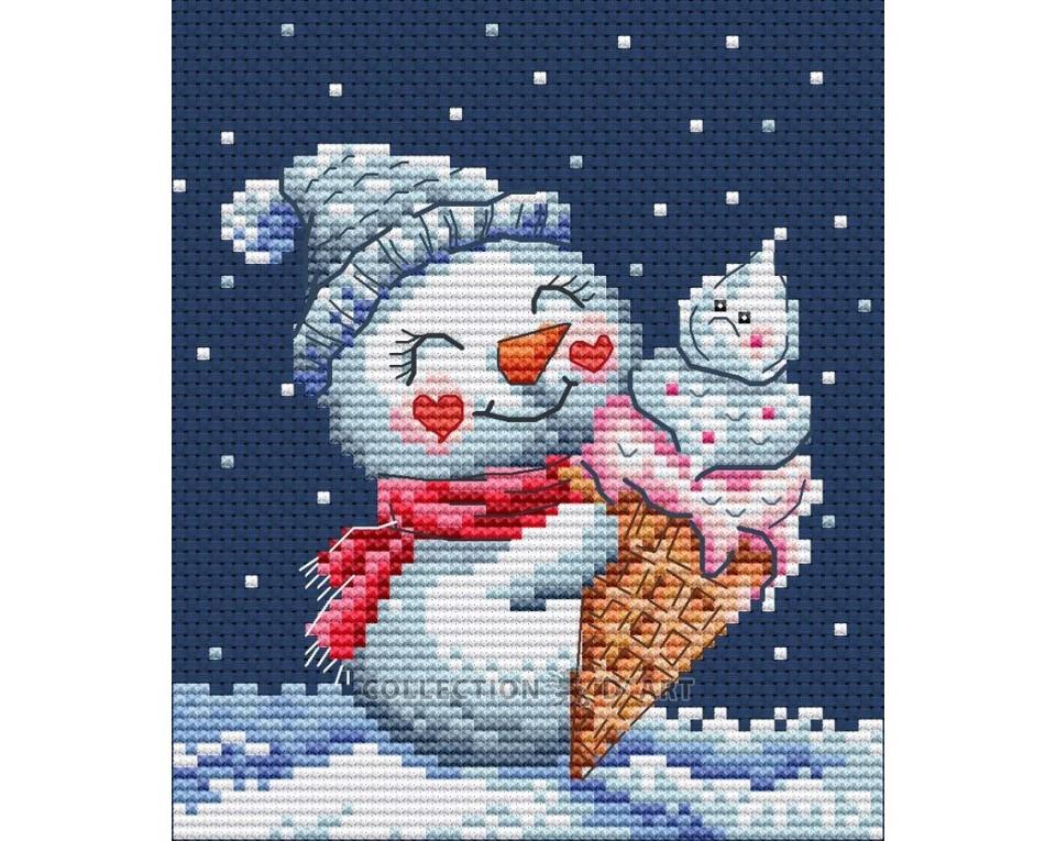 Snowy Treat - Christmas Cross Stitch Kit