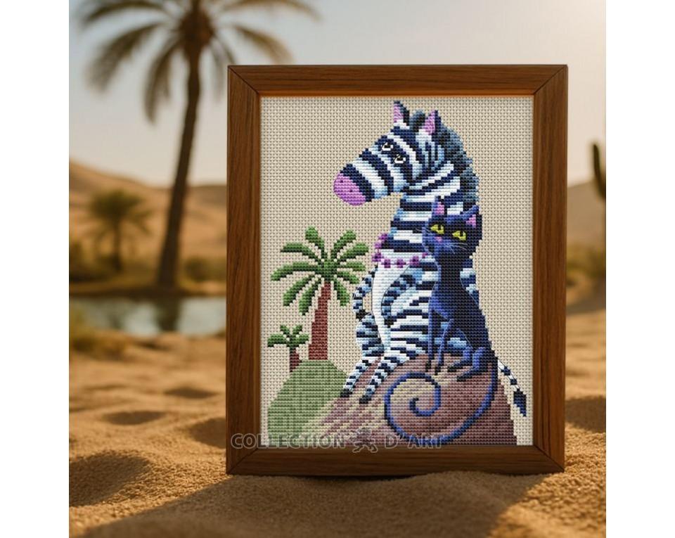 Black and White - Cross Stitch Kit