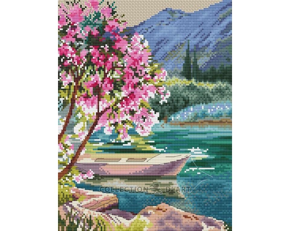 Morning in Pink - Cross Stitch Kit