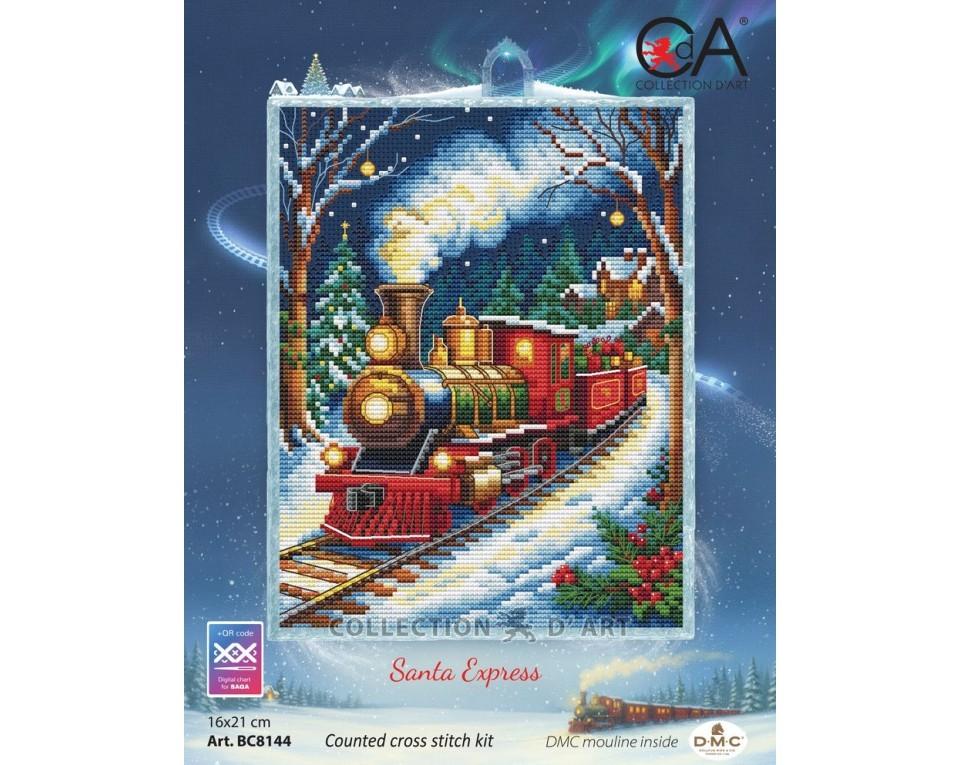 Santa Express - Christmas Counted Cross Stitch Kit