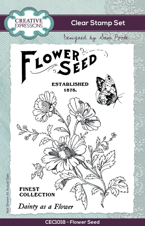Flower Seed - Clear Stamp
