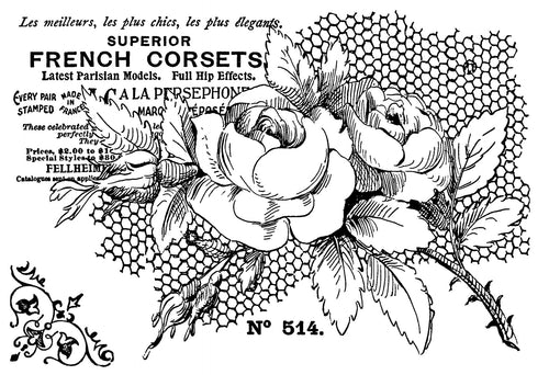 French Rose - Clear Stamp