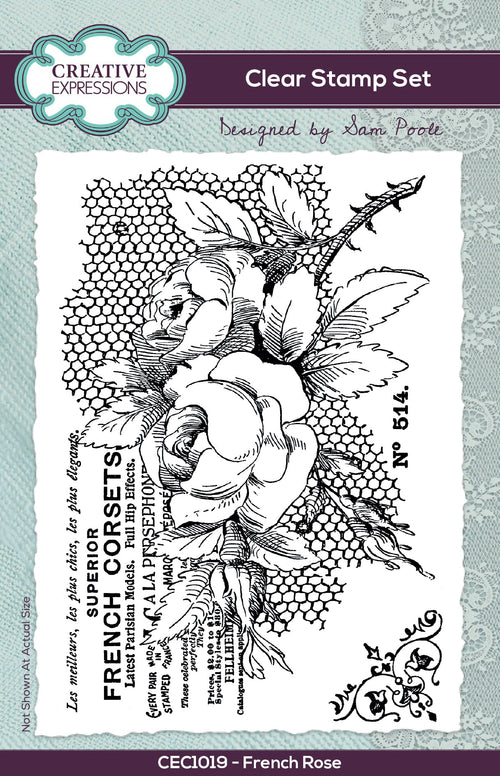 French Rose - Clear Stamp
