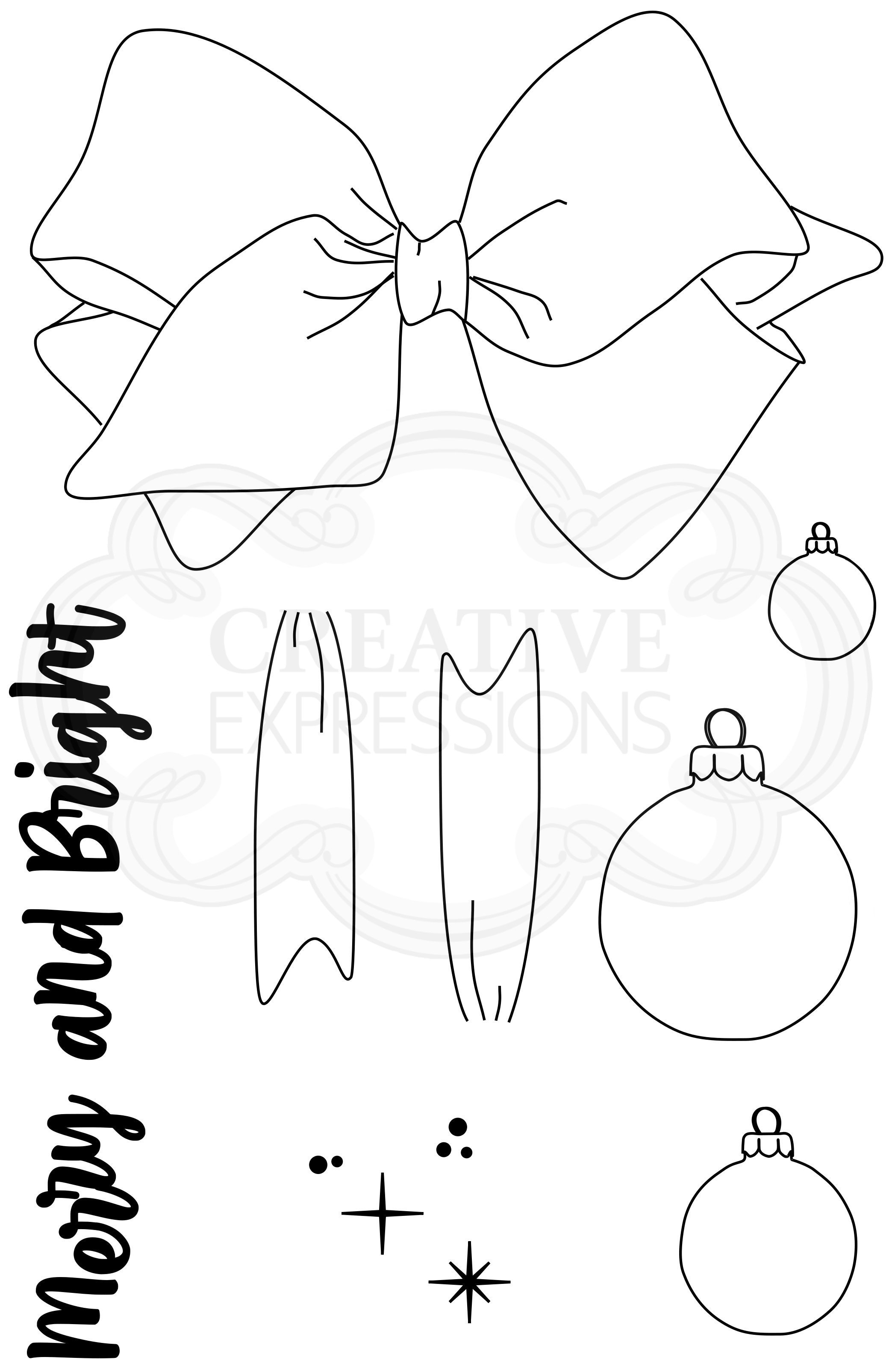 Christmas Ornaments - Clear Stamp Set