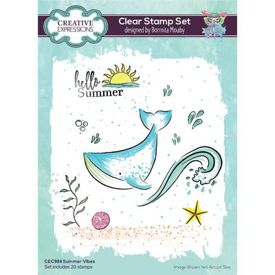 Summer Vibes - Clear Stamp