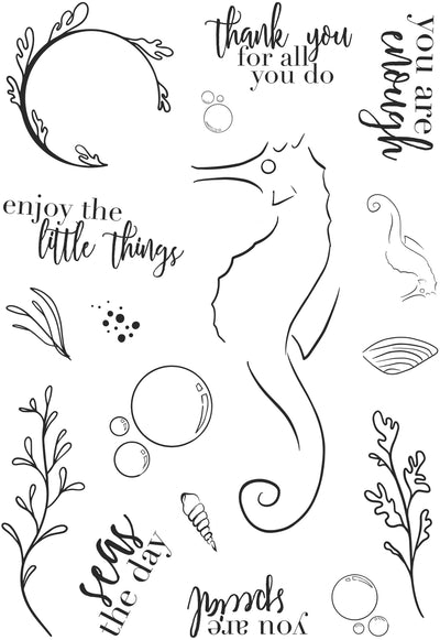 Seas The Day - Clear Stamp