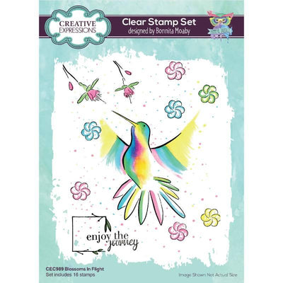 Blossoms In Flight - Clear Stamp