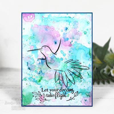 Blossoms In Flight - Clear Stamp