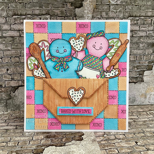 Gingerbread Bakes - Clear Stamp