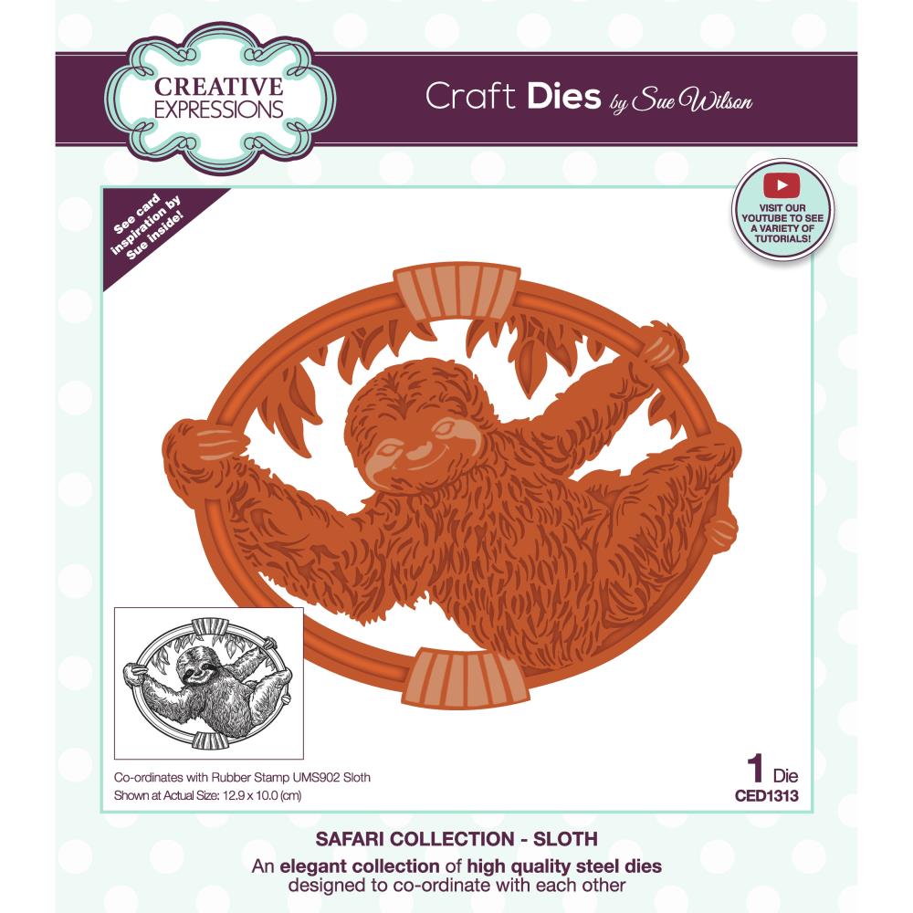 Safari Collection - Sloth - Craft Die