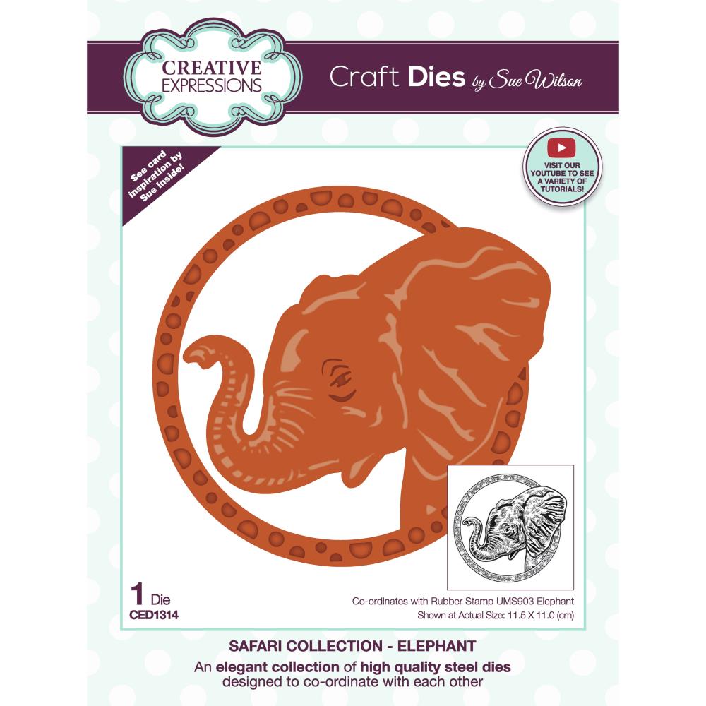 Safari Collection - Elephant - Craft Die