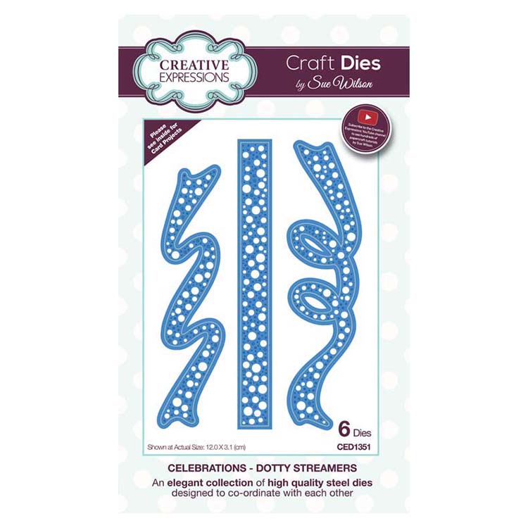 Dotty Streamers - Craft Die