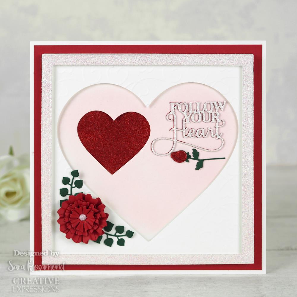 Heart Leaf Flower - Finishing Touches Craft Die Set