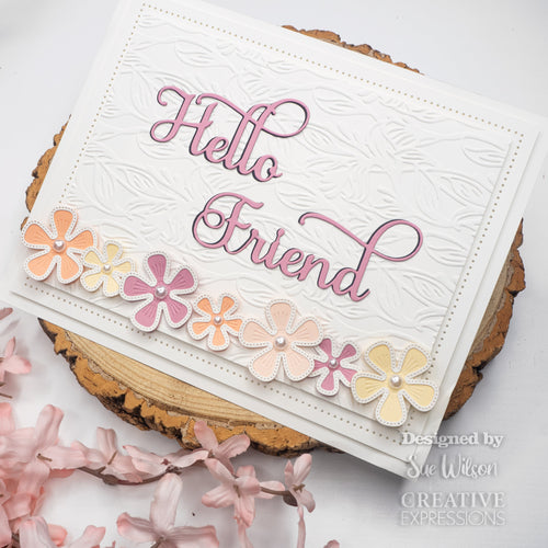Finishing Touches Pierced Layered Flowers - Craft Die