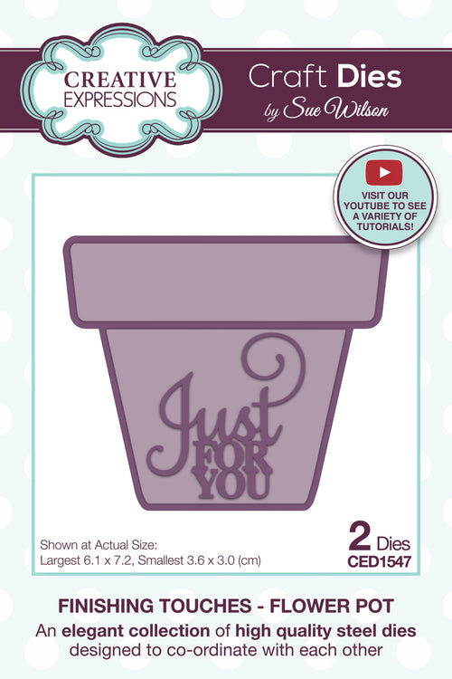 Finishing Touches Flower Pot - Craft Die