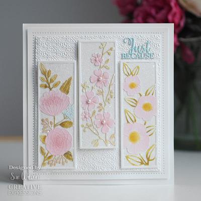 Floral Panels Peony - Craft Die