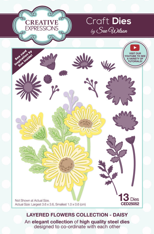 Layered Flowers Collection Daisy - Craft Die