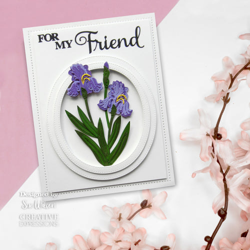 Layered Flowers Collection Iris - Craft Die