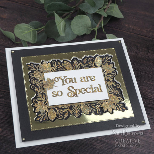 Frames & Tags Leafy Rectangle - Craft Die