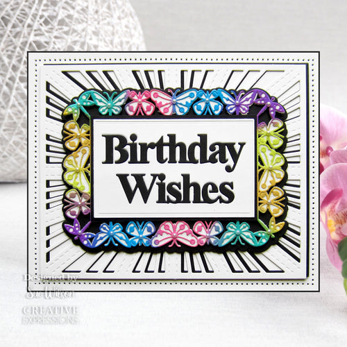 Frames & Tags Butterfly Rectangle - Craft Die