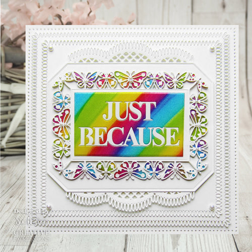 Frames & Tags Butterfly Rectangle - Craft Die